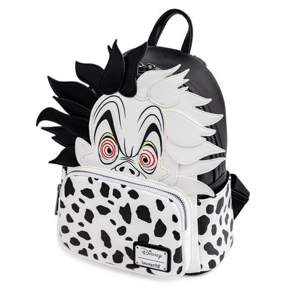Loungefly Disney Backpack Cruella de Vil Cosplay Mini Backpack - Picture 3 of 5